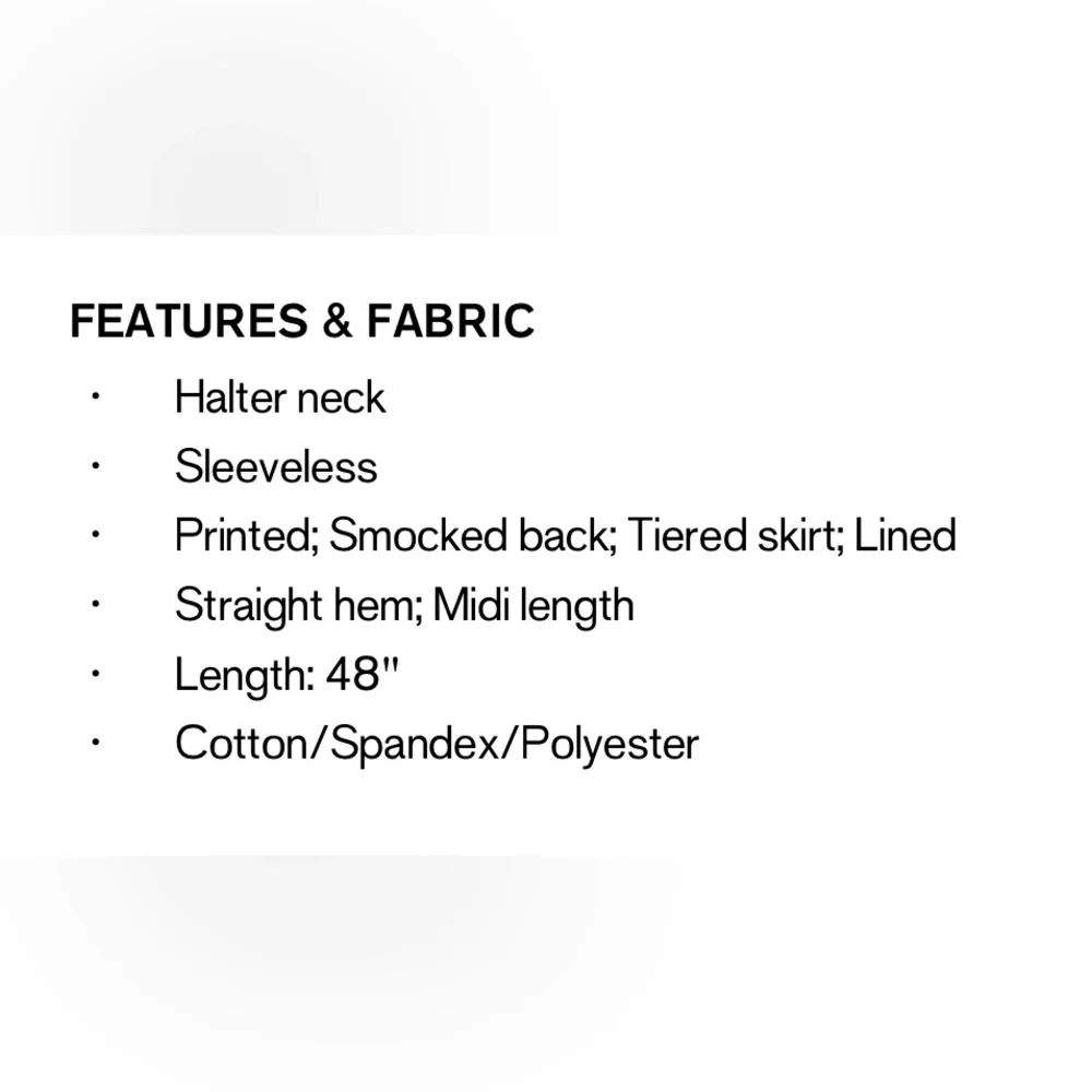 EXPRESS Halter Tiered Poplin Dress - Picture 10 of 10